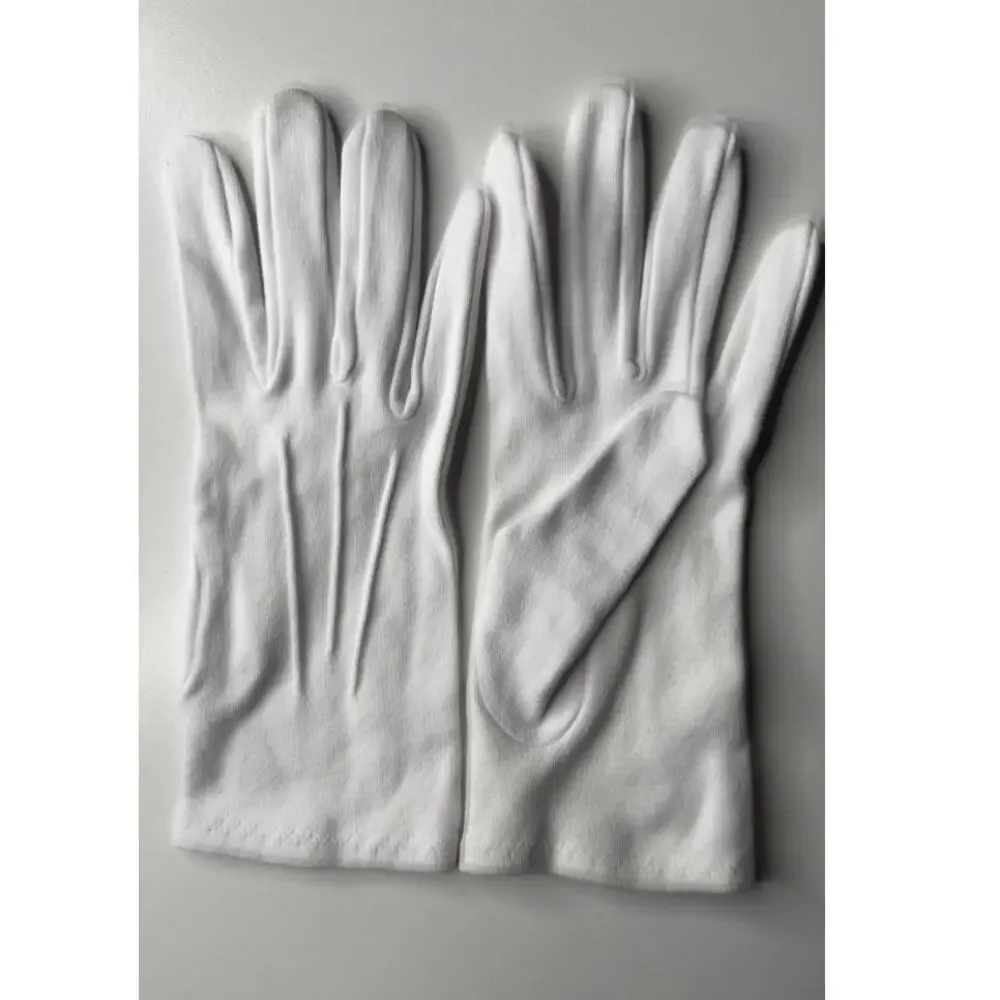 Vintage 1950s 60s Ladies Dress Gloves 3 Pair Lot Blue, Ivory White Small